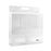 PPE Dispenser with Sign Holder Bulk PPE Dispenser with Sign Holder - 21.375"W x 4.75"D x 23"H