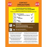 Precautions Label Enteric Contact