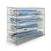 Foley Catheter Organizer 8-place Foley Catheter Organizer - 7.5"W x 21.5"D x 17.3"H