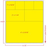 Cerner 4.5"W x 4"H - 3" Core Yellow