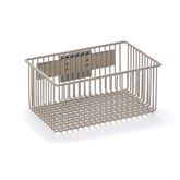 Fixed Basket Rail Mounted 10"W x 6"D x 4"H