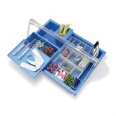IsoBox Phlebotomy Tray without Handle Bedside - Midsize - 12"W x 16.5"L x 3"H