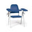 Upholstered Blood Draw Chair Upholstered Blood Draw Chair - Dark Blue
