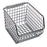 Wire Mesh Hang & Stack Bin 4.25"W x 5.25"D x 3"H