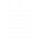 Label Refills 3"W x 1.25"H Labels - 15 labels per sheet