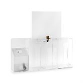 Premium Health & Hygiene Center With Landscape Sign Holder - 20.25"W x 4.8125"D x 18.938"H