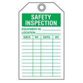Heavy-Duty Safety Inspection Tags Heavy-Duty Safety Inspection Tags - 5.75"W x 3.375"H
