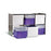 Cube Freezer Rack Stainless Steel - 5 Upright - 2x3