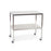 Stainless Steel Instrument Table with Shelf 60"L x 24"W x 34"H