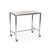 Stainless Steel Instrument Table with H-Brace 33"L x 18"W x 34"H