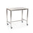 Stainless Steel Instrument Table with H-Brace 72"L x 24"W x 34"H