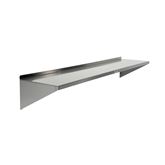Stainless Steel Wall Shelf 8"D 24"W