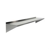 Stainless Steel Wall Shelf 12"D 24"W