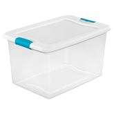 Clear Latching Box 23.75"L x 16"W x 13.5"H - 64qt/61l