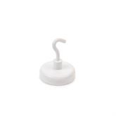 Magnetic Hooks 1.5"Dia - Holds up to 14lbs - White
