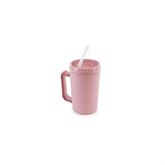 Insulated Mug with Straw 22oz - Individually Wrapped - Dusty Rose