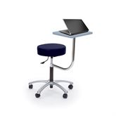 Physician Stool with Laptop Desk Stool with Laptop Desk - 19"-26.5"H