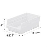 4"H Shelf Bin 6.625"W x 11.625"D