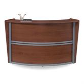 Marque Reception Desk 1-Unit Curved - 72"W x 32"D x 45.5"H