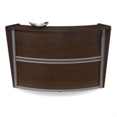 Marque Reception Desk 1-Unit Curved - 72"W x 32"D x 45.5"H
