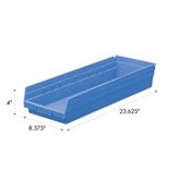 4"H Shelf Bin 8.375"W x 23.625"D