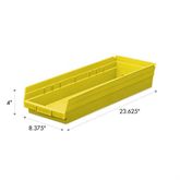 4"H Shelf Bin 8.375"W x 23.625"D