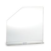 Sink Splash Guard with Easy Cutaway Small - 19"L x 4.5"W x 18"H