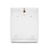 Wall-Mounted Tri-Fold Paper Towel Dispenser Wall-Mounted Tri-Fold Towel Dispenser - 8.25"W x 7.75"D x 5"H