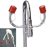 Eyewash Station High Profile - 6.75"W x 4"H - Nozzle diameter: 1.125