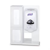 Desktop Hygiene Station Desktop Hygiene Station with Purell Dispenser - 12.25"W x 5.562"D x 17.187"H