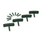 Color Coded Wall Bracket Replacements Replacement Hooks - 4 Hooks/8 Pins