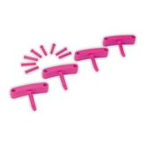 Color Coded Wall Bracket Replacements Replacement Hooks - 4 Hooks/8 Pins