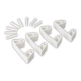 Color Coded Wall Bracket Replacements Replacement Rubber Clips - 8 Pins