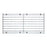 Wire Louvered Panel 36"W x 18"H