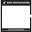 Evacuation Map Holder Holds 8.5" x 11" Insert - Spanish - Glow