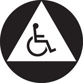 CA Restroom Sign 12 Gender Neutral - Handicapped