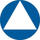 CA Restroom Sign 12 Gender Neutral - Triangle/Circle