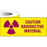 Label Tape Caution Radioactive Material - 1"W x 500"L
