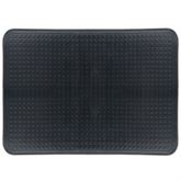 Get Fit Stand Up Mat Black Rubber, 34" x 47
