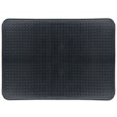 Get Fit Stand Up Mat Black Rubber, 34" x 47