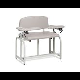 Lab X Bariatric Tall Extra Wide Bariatric Chair - Standard Vinyl Without Side Cabinet - 46"W x 29"D x 43"H