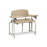 Lab X Bariatric Tall Extra Wide Bariatric Chair - Standard Vinyl Without Side Cabinet - 46"W x 29"D x 43"H