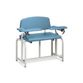 Lab X Bariatric Tall Extra Wide Bariatric Chair - Standard Vinyl Without Side Cabinet - 46"W x 29"D x 43"H