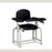 Lab X Standard Draw Chair - With CAL 133 Fire Code Vinyl - 20" Seat Height Without Side Drawer - 31"W x 27"D x 36"H