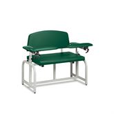 Lab X Bariatric Extra Wide Bariatric Chair - CAL 133 Fire Code Vinyl Without Side Cabinet - 46"W x 29"D x 36"H