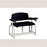 Lab X Bariatric Extra Wide Bariatric Chair - CAL 133 Fire Code Vinyl Without Side Cabinet - 46"W x 29"D x 36"H
