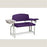 Lab X Extra-Wide Draw Chair - With CAL 133 Fire Code Vinyl 53â€ W x 26â€ D x 36â€ H With Drawer