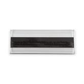 Clear "C" Channel Card Label Holder Magnetic For Label Size 3"W x 1"H
