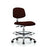 Bench Height Cleanroom Chair 24"W x 18"D x 51.5"H - Chrome Base With Casters