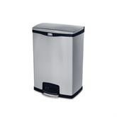 Front Step Stainless SlimJim Waste Can 4gal